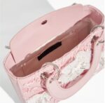 sequin top handle bag