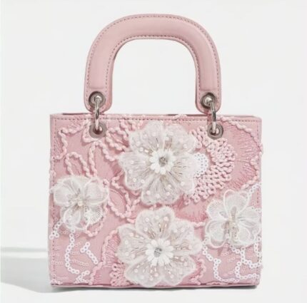 pink mini handbag