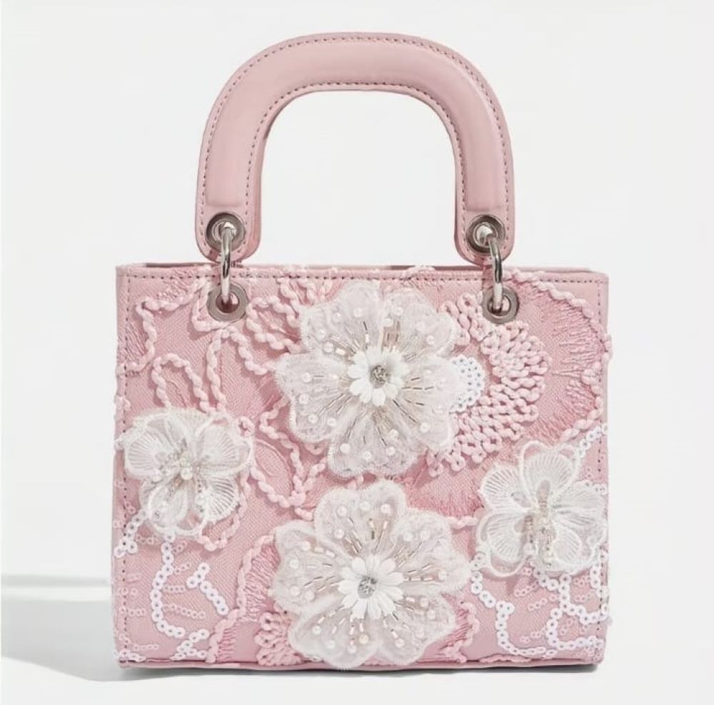 pink mini handbag