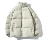 beige Puffer Jacket