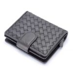 Luxury Woven Pattern Mini grey Wallet