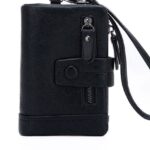 Buy Vintage Women's Wristlet Wallet Online | Multi-Pocket Mini black Purse