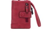 Buy Vintage Women's Wristlet Wallet Online | Multi-Pocket Mini red Purse