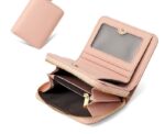 Premium Leather Small Wallet for Women pink